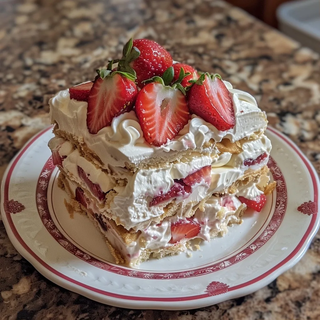 Strawberry Icebox Cake: A Refreshing Summer Treat