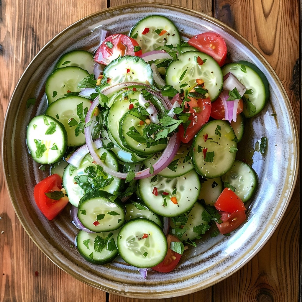 Cucumber Summer Salad for Light, Refreshing Meals