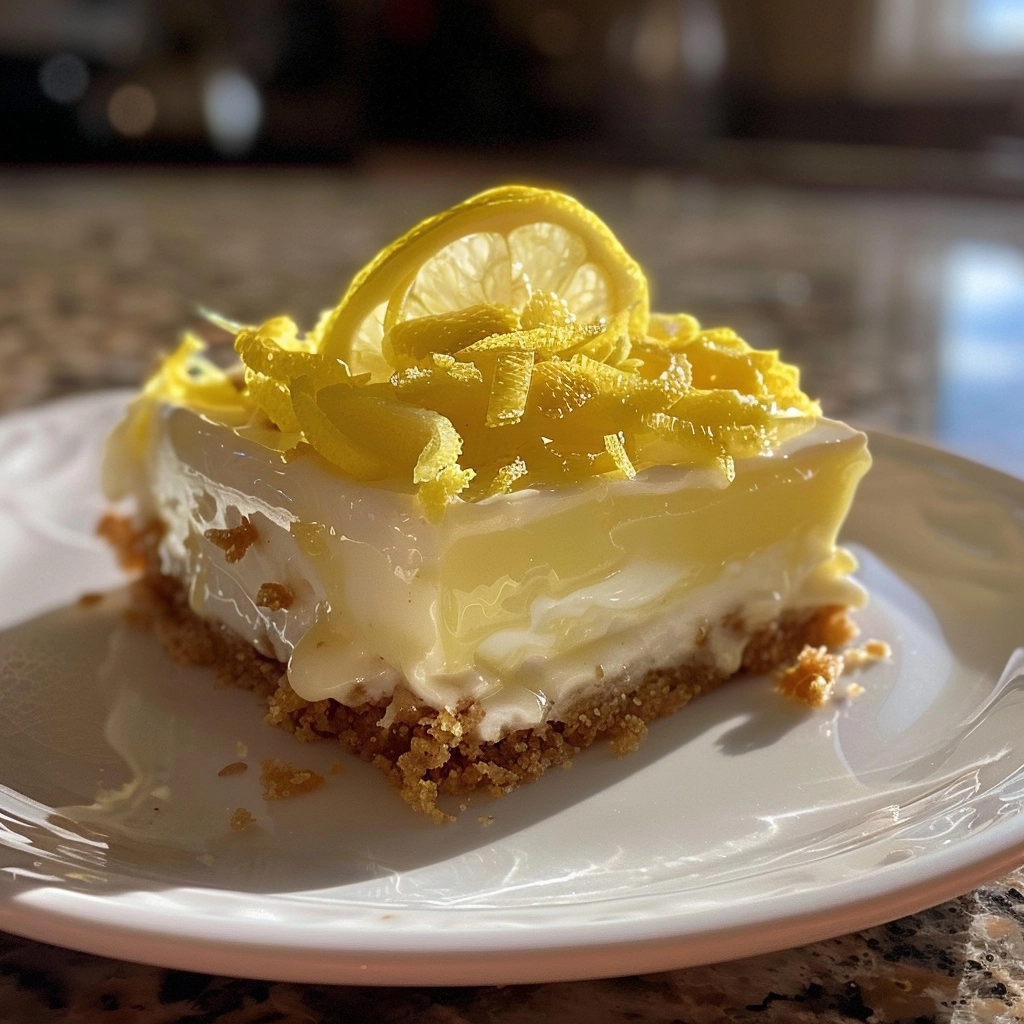 No Bake Lemon Dessert: Zesty, Creamy, and Refreshing