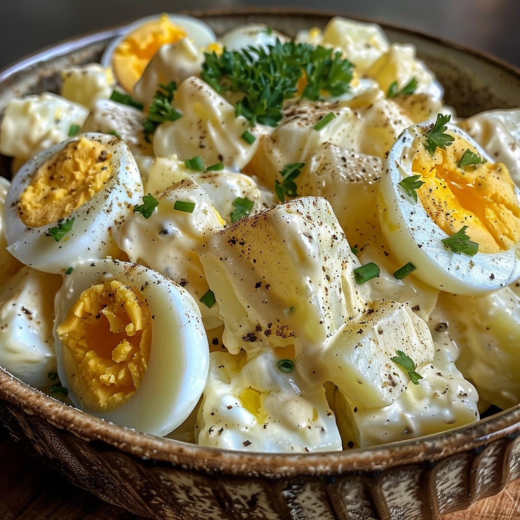 Old Fashioned Potato Salad with Eggs – Classic Comfort Recipe