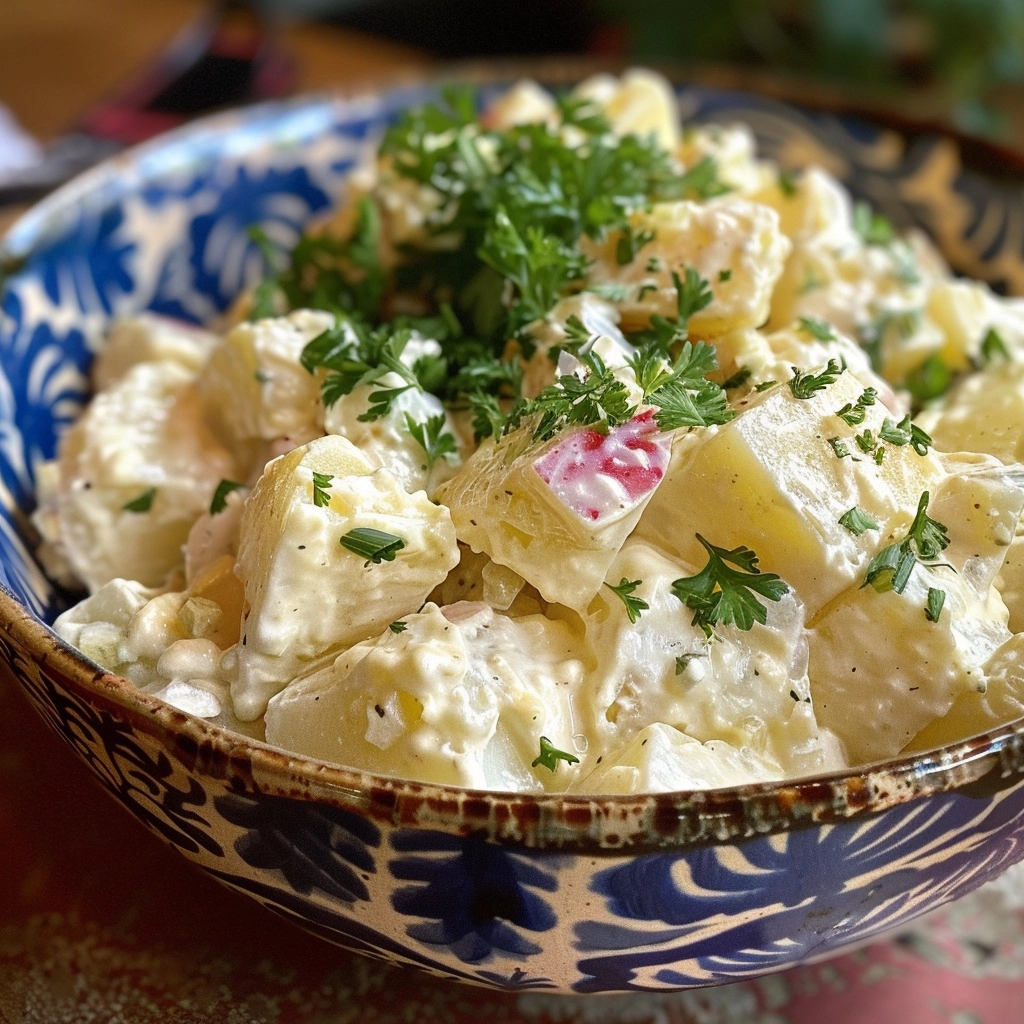 Creamy Classic Potato Salad with a Modern Twist