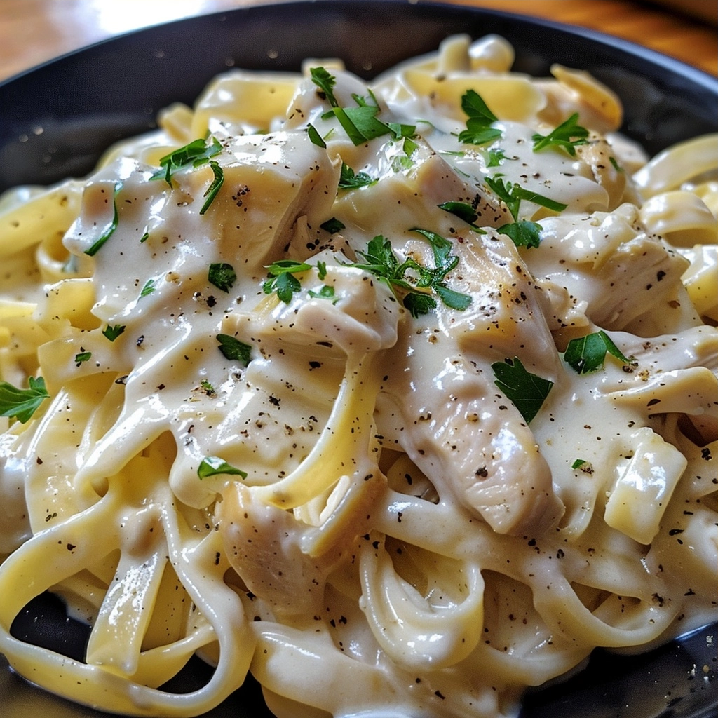 Best Creamy Chicken Alfredo Without Alcohol or Pork