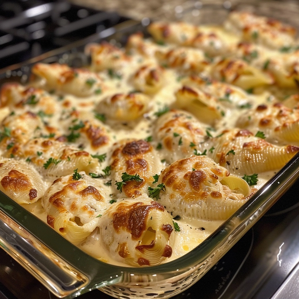 Chicken Alfredo Stuffed Shells Recipe Guide