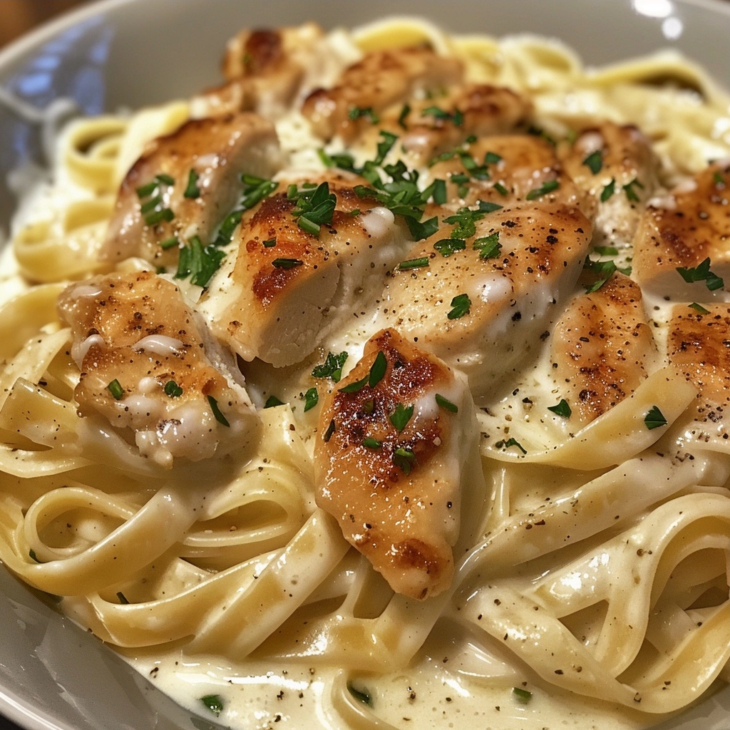 Comfort Food Chicken Alfredo Pasta Recipe