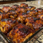 Caramelized BBQ Chicken Thighs in the Oven Recipe