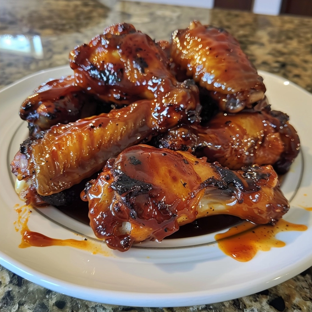 Honey BBQ Slow Cooker Chicken Wings Recipe