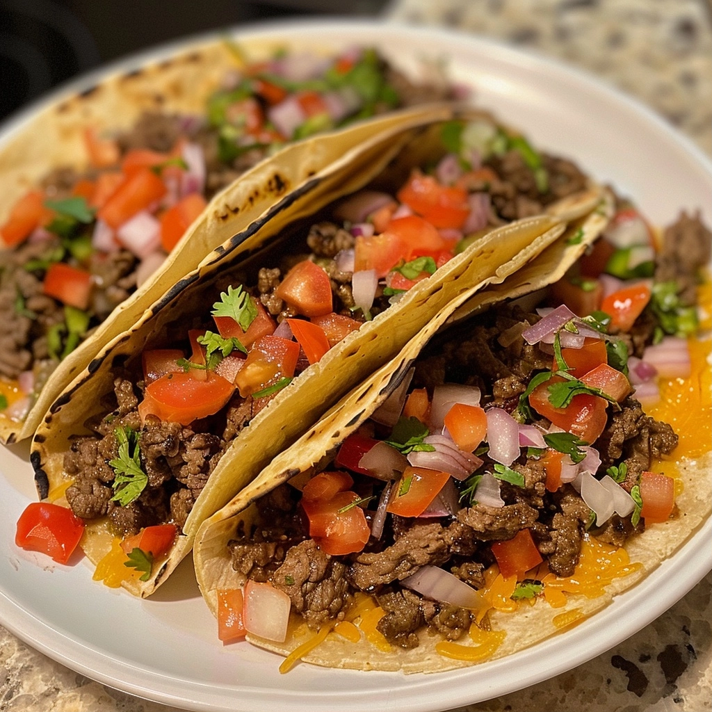 Beef Tacos Recipe with Flavorful Seasoning