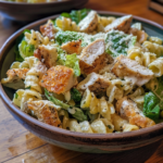 Chicken Caesar Pasta Salad: Crispy and Creamy Twist