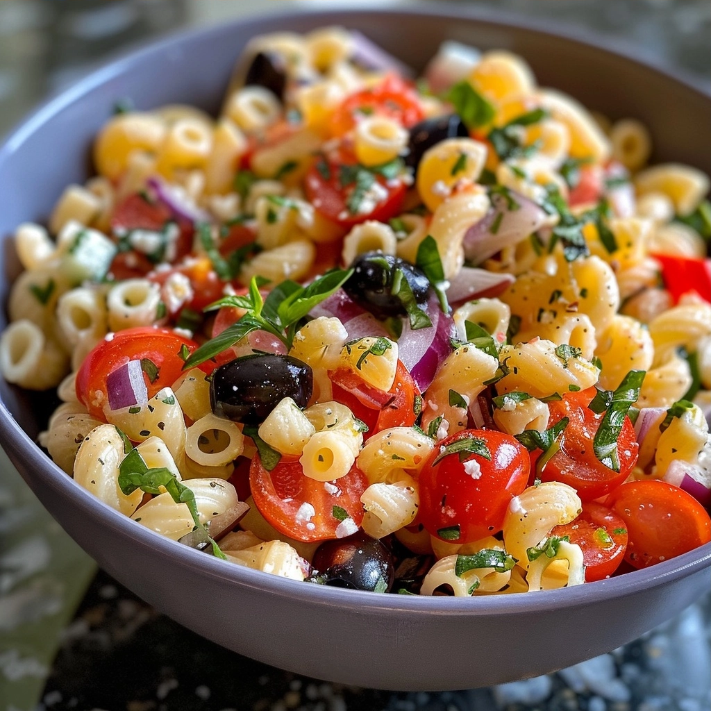 Mediterranean Pasta Salad Recipe: Fresh, Flavorful & Easy