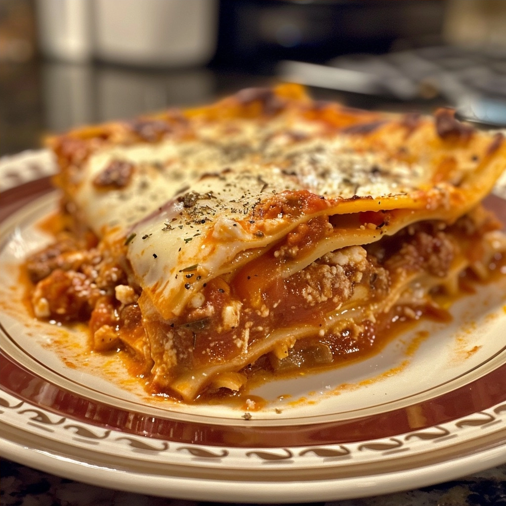 Crazy Good Lasagna with a Twist