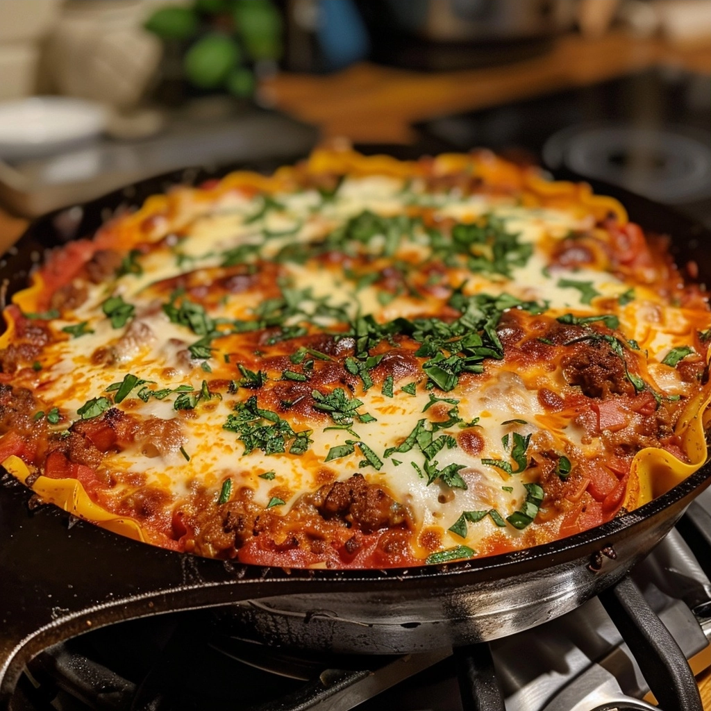 Easy Stovetop Lasagna Skillet Recipe