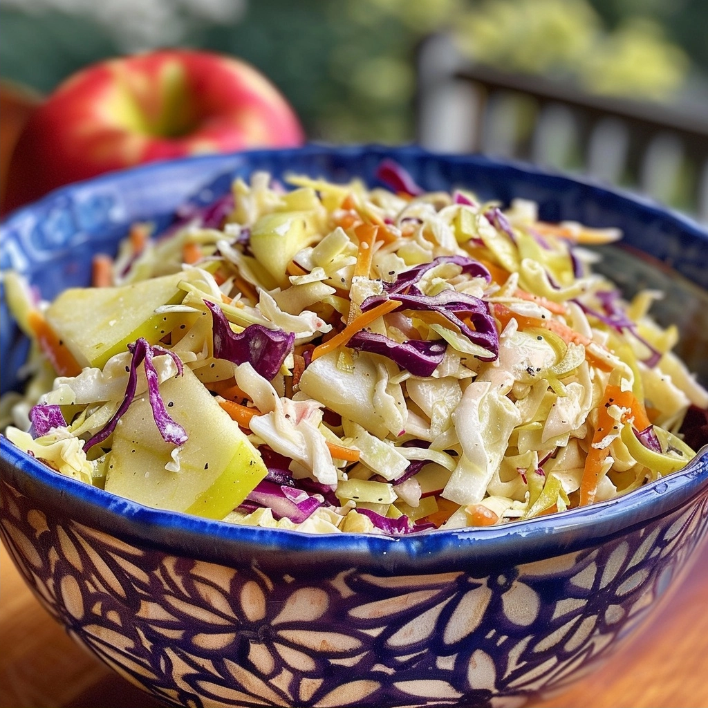 Apple Coleslaw Recipe: A Crisp and Tangy Side Dish