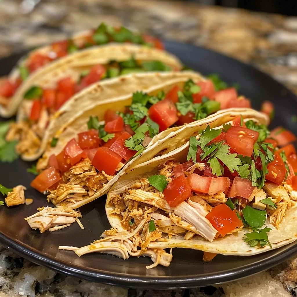 Slow Cooker Shredded Chicken Tacos Recipe
