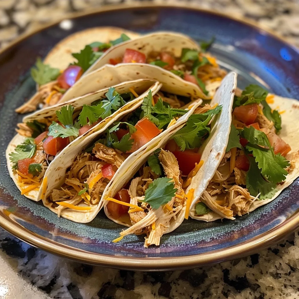 Crockpot Shredded Chicken Tacos for Easy Weeknight Meals