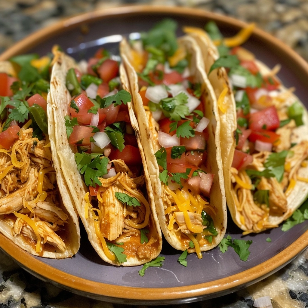 Instant Pot Chicken Tacos Fast And Easy Recipe