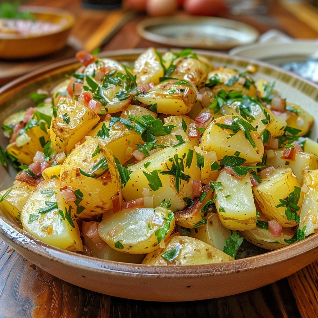 German Potato Salad: A Traditional Vinegar-Based Recipe