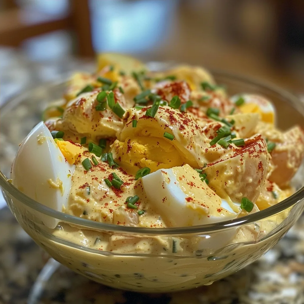 Deviled Egg Potato Salad for Summer BBQs
