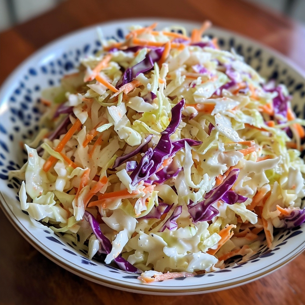 No Mayo Coleslaw Recipe for Crisp Healthy Sides
