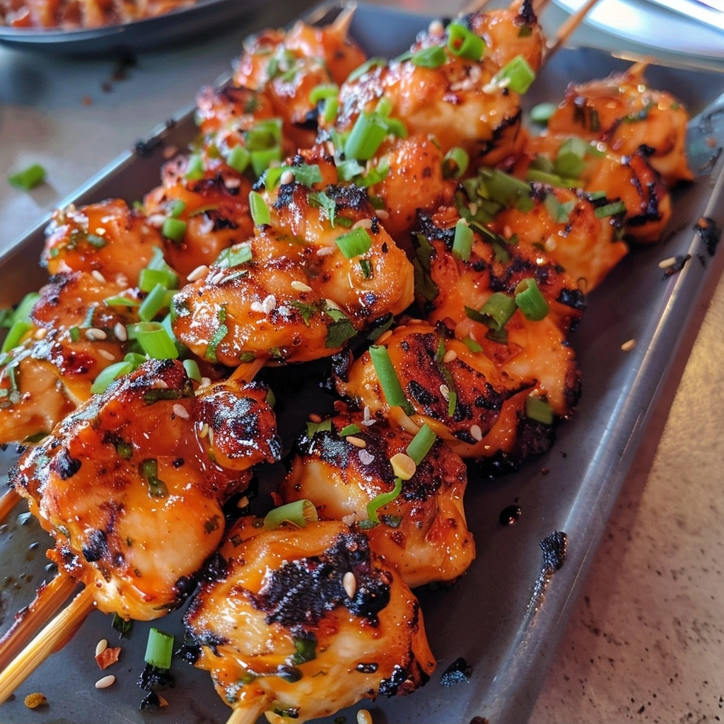 Bang Bang Chicken Skewers: A Simple Spicy Recipe