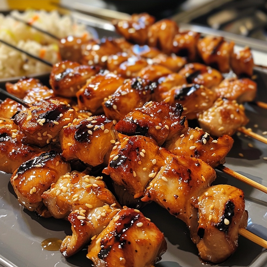 Teriyaki Chicken Skewers Recipe: Easy Homemade Glaze